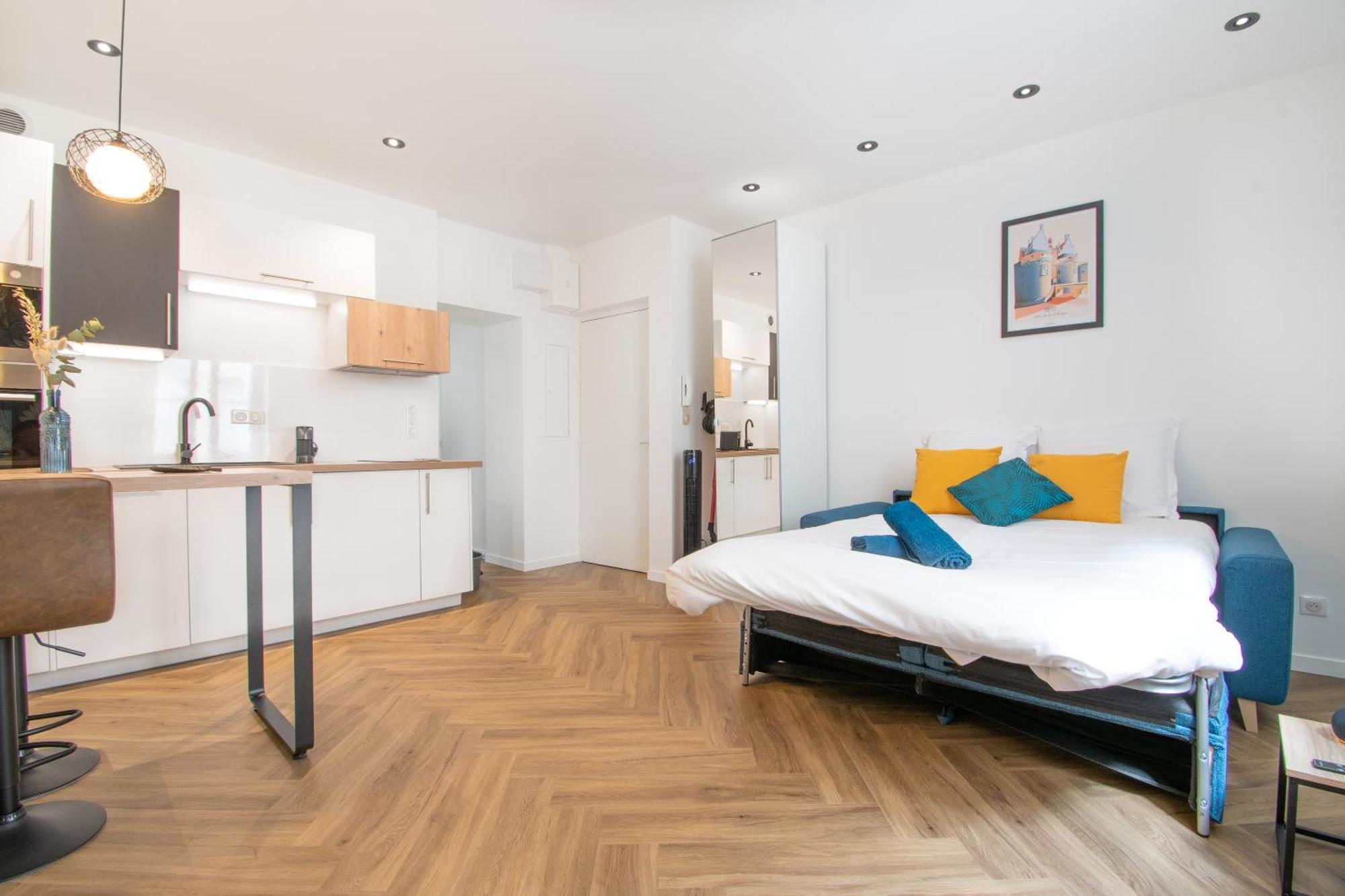 L'Appartement Des Ducs Avec Baignoire Double Nantes Exterior photo
